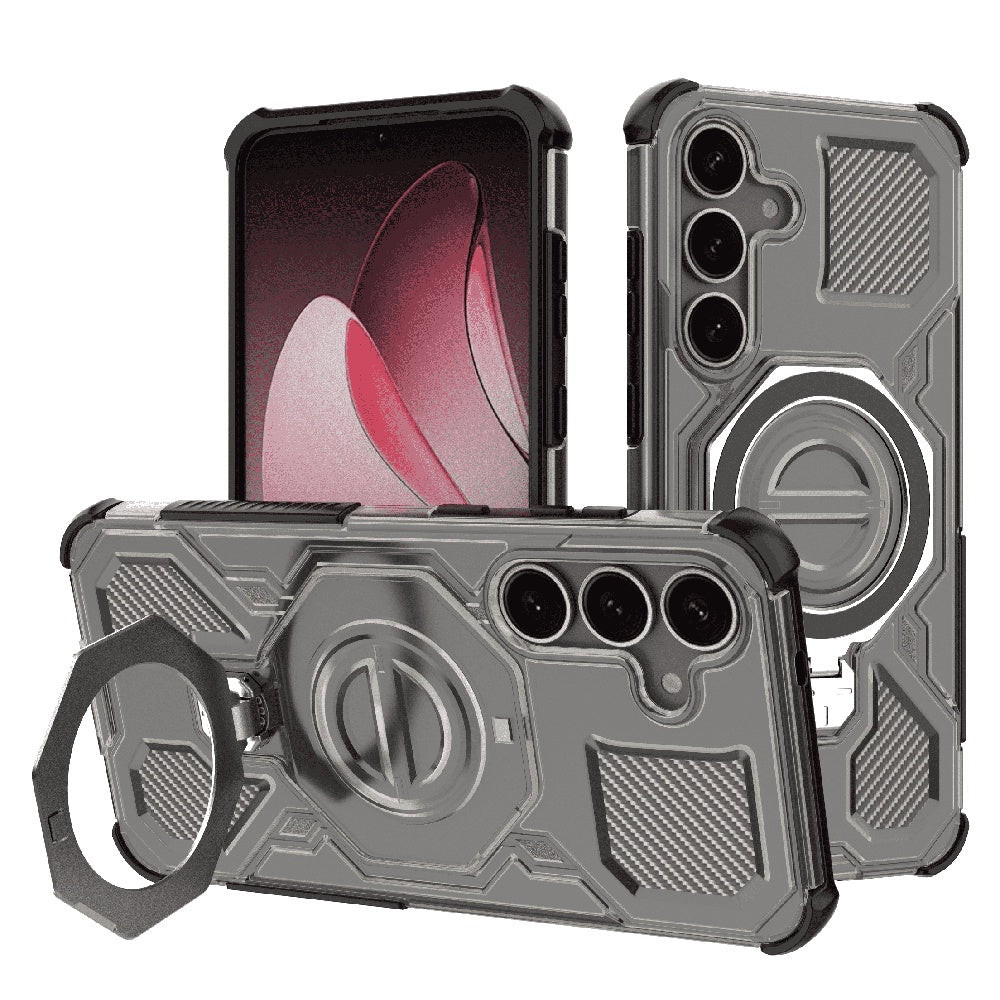 Maska za Samsung Galaxy S25 S931, Techsuit, Carbon Shield Pro, Dimna