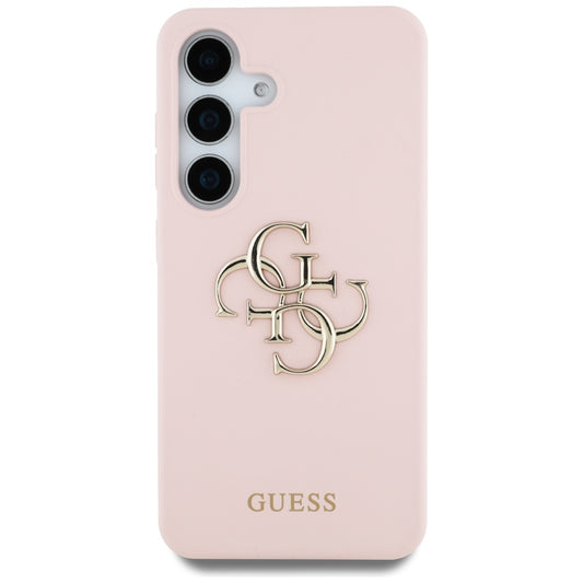 Futrola za Samsung Galaxy S25 Ultra S938, Guess, 4G Grained Big and Classic Logo, Roza