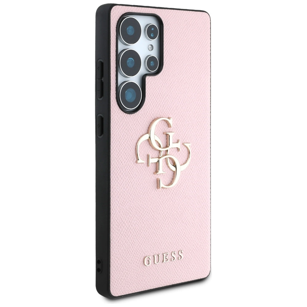 Futrola za Samsung Galaxy S25 Ultra S938, Guess, 4G Grained Big and Classic Logo, Roza