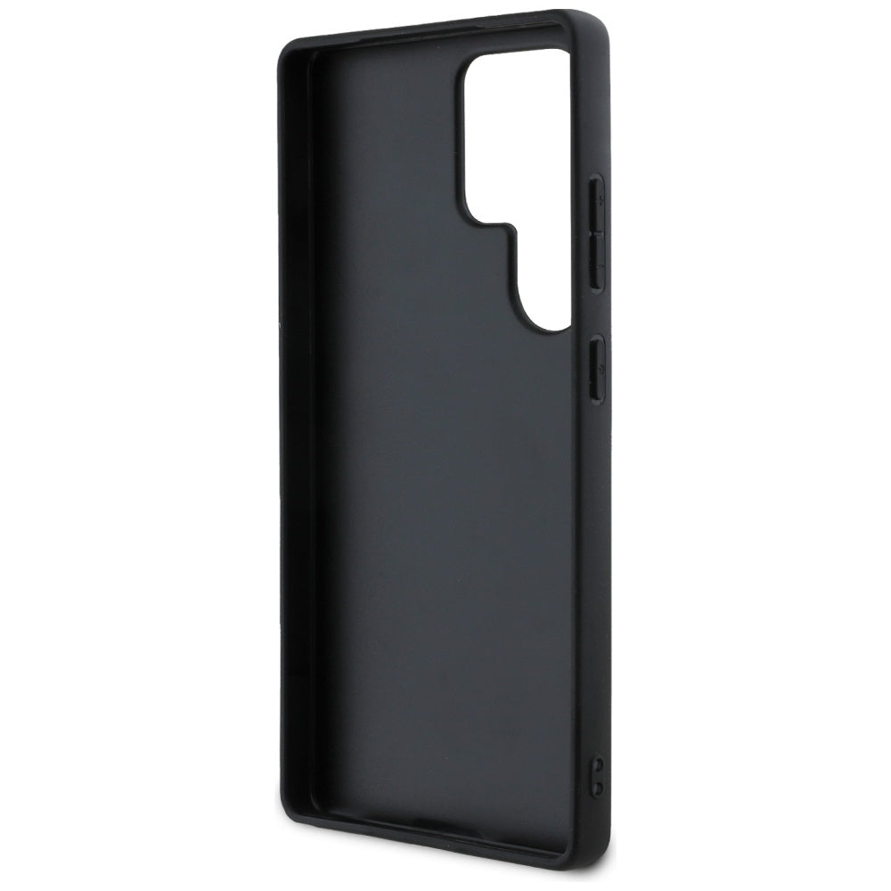 Futrola za Samsung Galaxy S25 Ultra S938, Guess, Grained Hot Stamp 4G Triangle, Roza