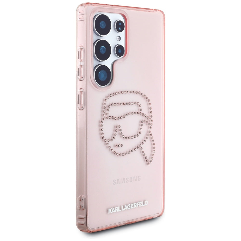 Futrola za Samsung Galaxy S25 Ultra S938, Karl Lagerfeld, IML Luxury Karl's Head, Roza