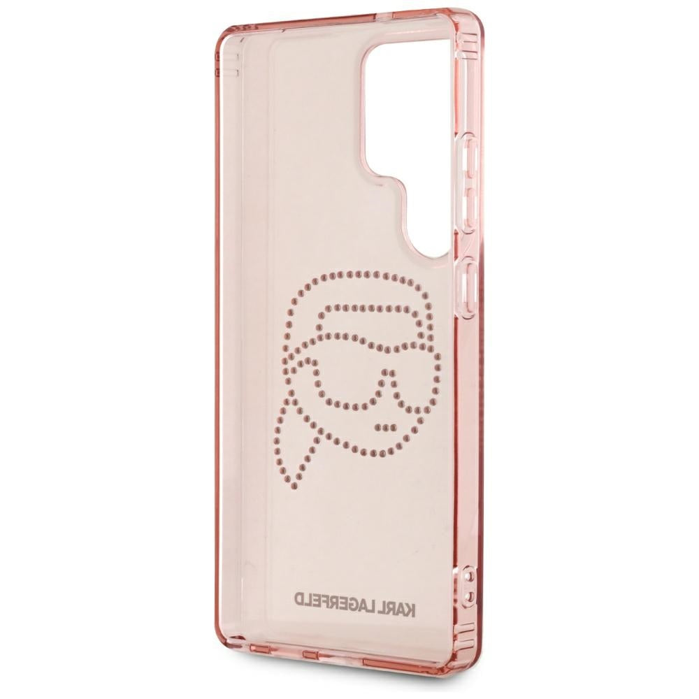 Futrola za Samsung Galaxy S25 Ultra S938, Karl Lagerfeld, IML Luxury Karl's Head, Roza