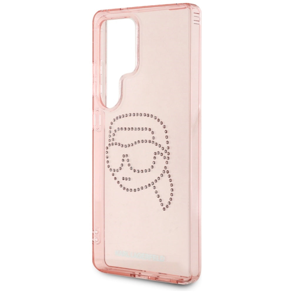 Futrola za Samsung Galaxy S25 Ultra S938, Karl Lagerfeld, IML Luxury Karl's Head, Roza