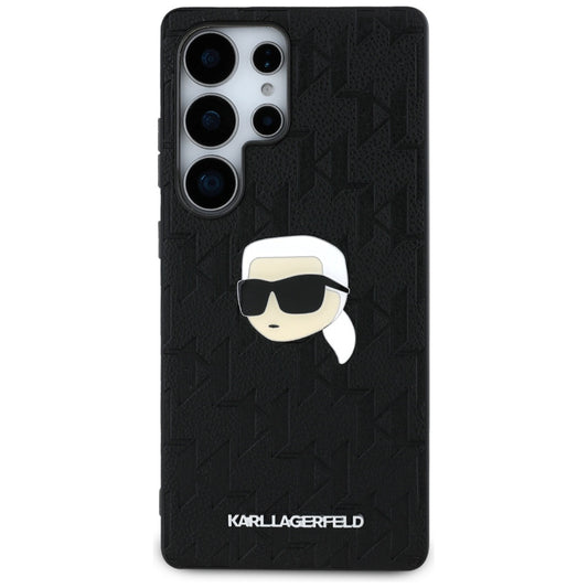Futrola za Samsung Galaxy S25 Ultra S938, Karl Lagerfeld, Monogram Karl's Head, Crna