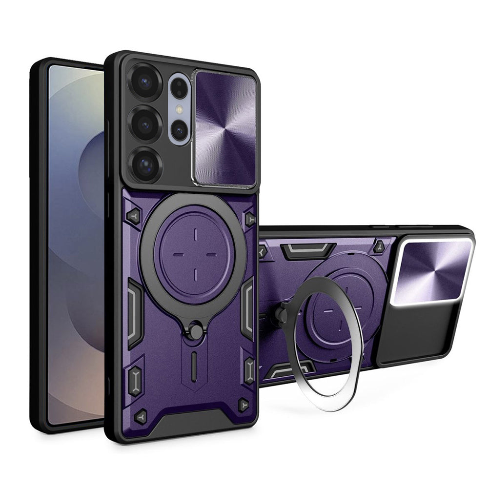 Maska za Samsung Galaxy S25 Ultra S938, Techsuit, CamGuard Pro, Ljubičasta