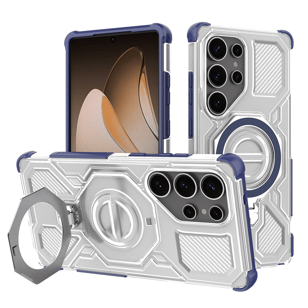 Maska za Samsung Galaxy S25 Ultra S938, Techsuit, Carbon Shield Pro, Plava