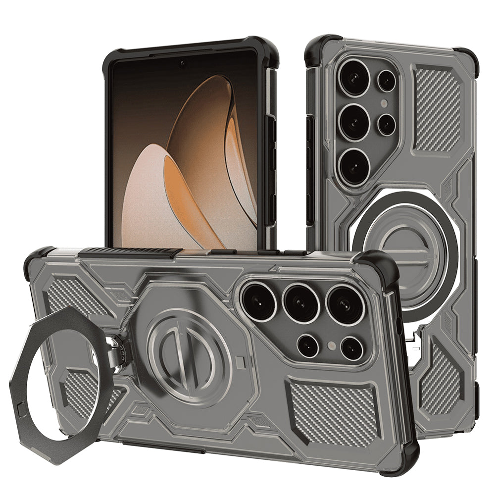 Maska za Samsung Galaxy S25 Ultra S938, Techsuit, Carbon Shield Pro, Dimna