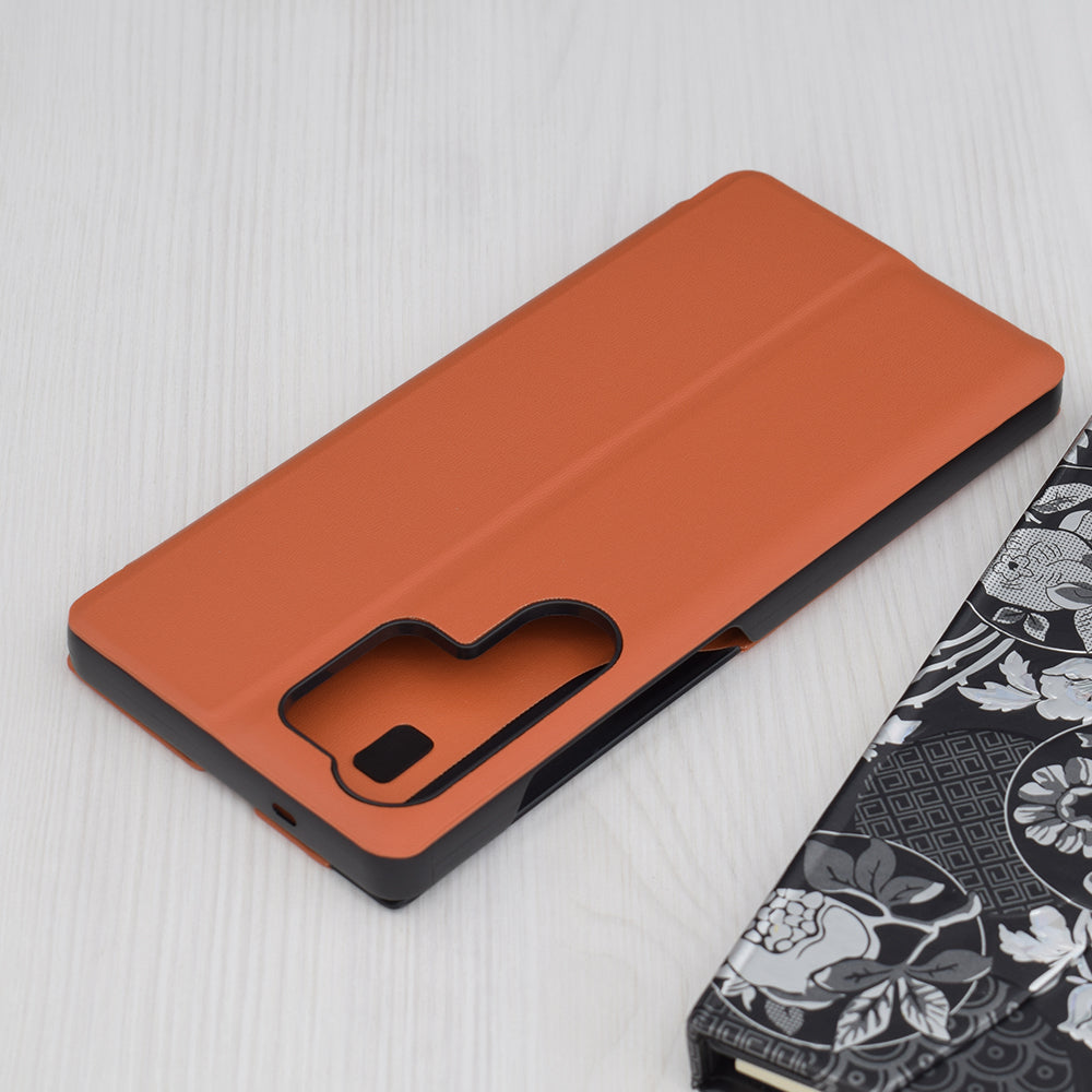 Maska za Samsung Galaxy S25 Ultra S938, Techsuit, eFold, Narančasta