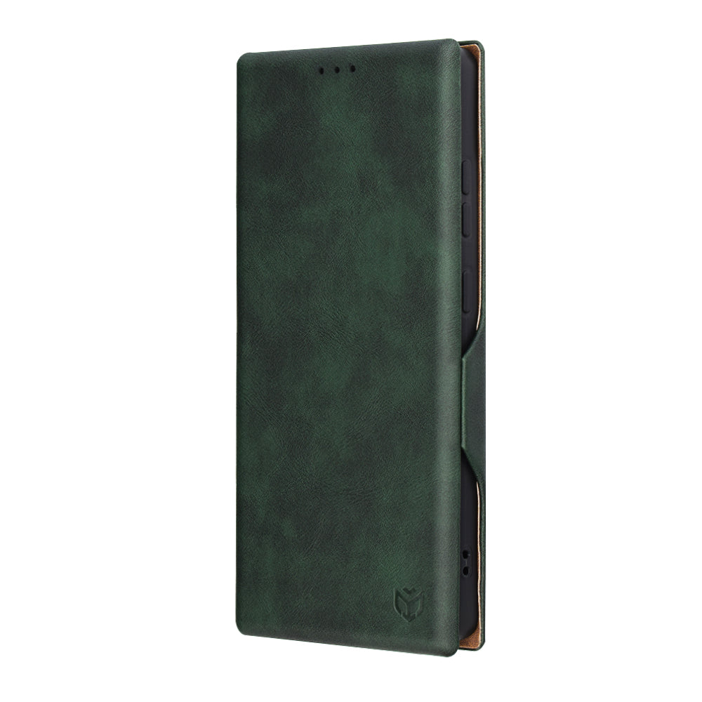 Futrola za Samsung Galaxy S25 Ultra S938, Techsuit, Safe Wallet Plus, Zelena