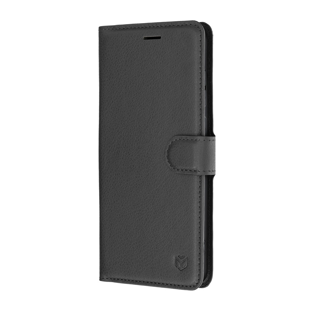Futrola za Samsung Galaxy S26 FE S741 / S25 FE, Techsuit, Kožna Folio, Crna