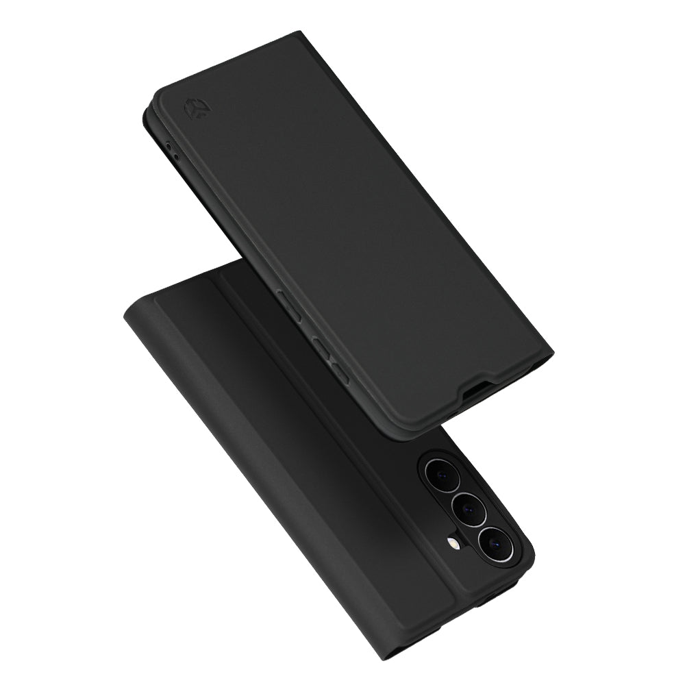 Maska za Samsung Galaxy S26 FE S741 / S25 FE, Techsuit, Magskin Book, Crna