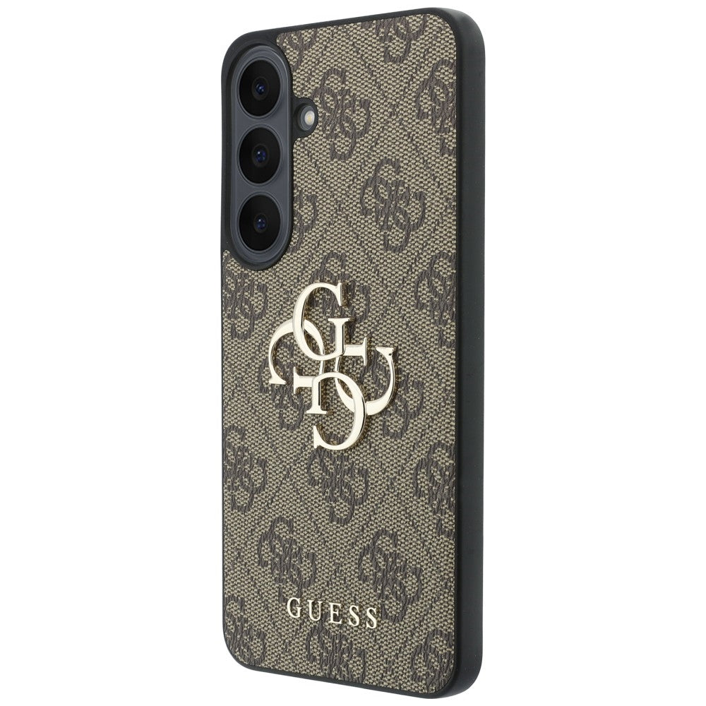 Maska za Samsung Galaxy S26 FE S741, Guess, 4G Metal Logo, Smeđa