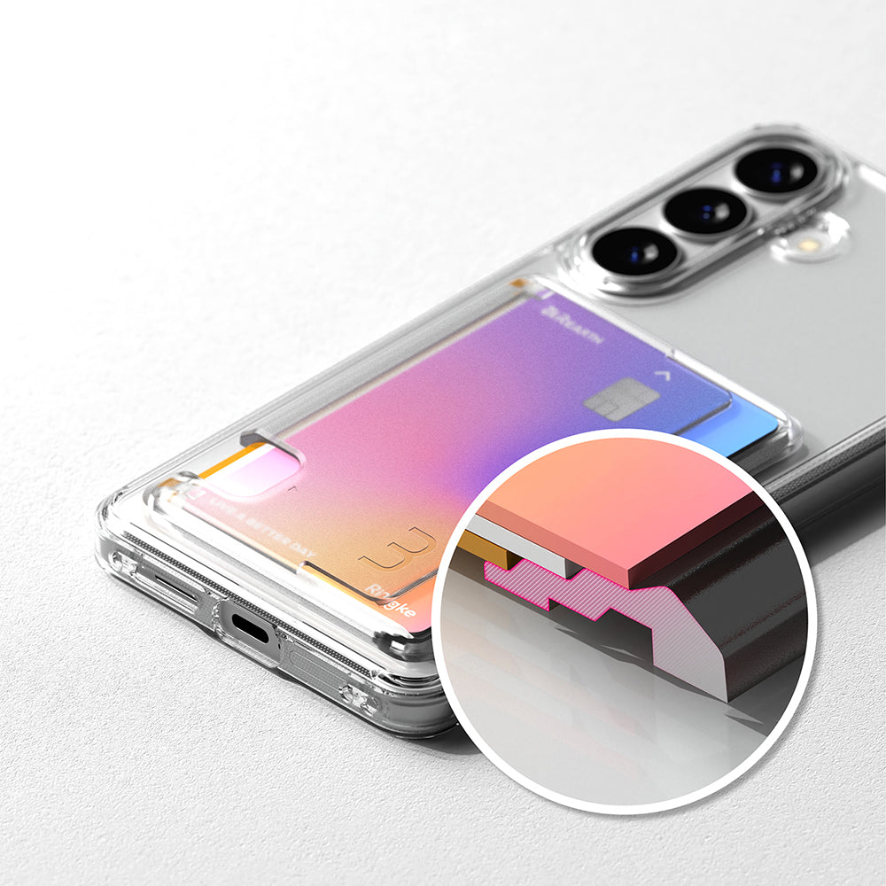 Futrola za Samsung Galaxy S26 Plus S947, Ringke, Fusion Card, Prozirna