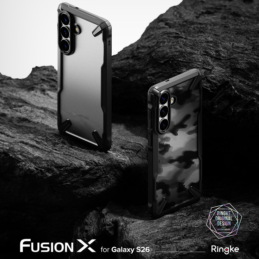 Futrola za Samsung Galaxy S26 Plus S947, Ringke, Fusion X, Crna