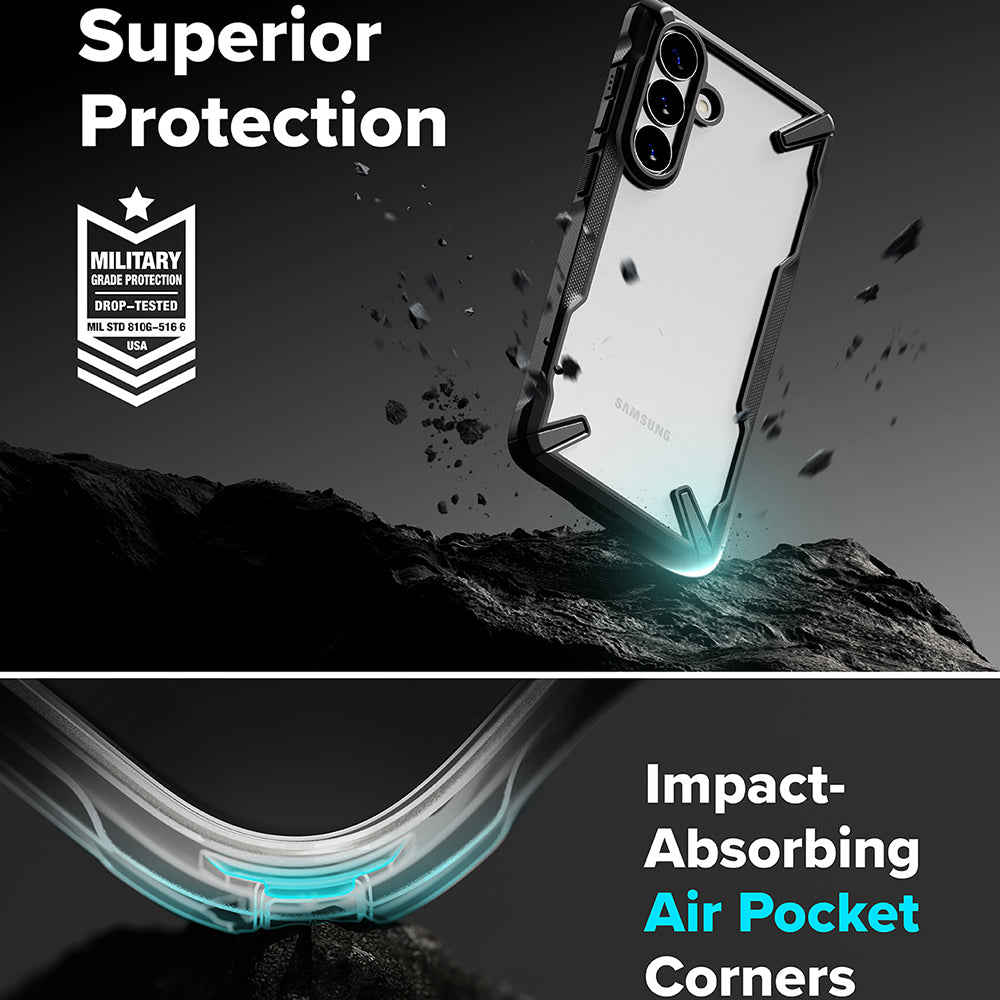 Futrola za Samsung Galaxy S26 Plus S947, Ringke, Fusion X, Crna