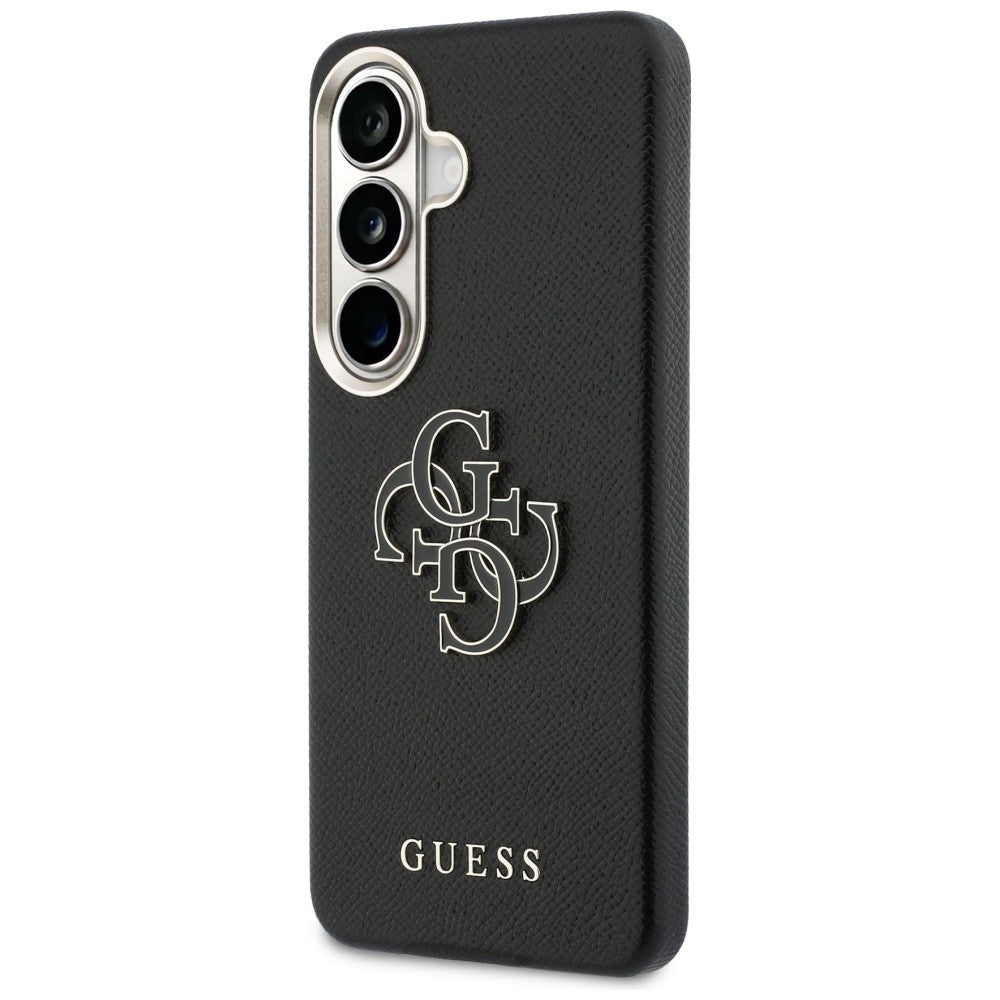 Maska za Samsung Galaxy S26 Plus S947, Guess, 4G Grained Big and Classic Logo, Crna