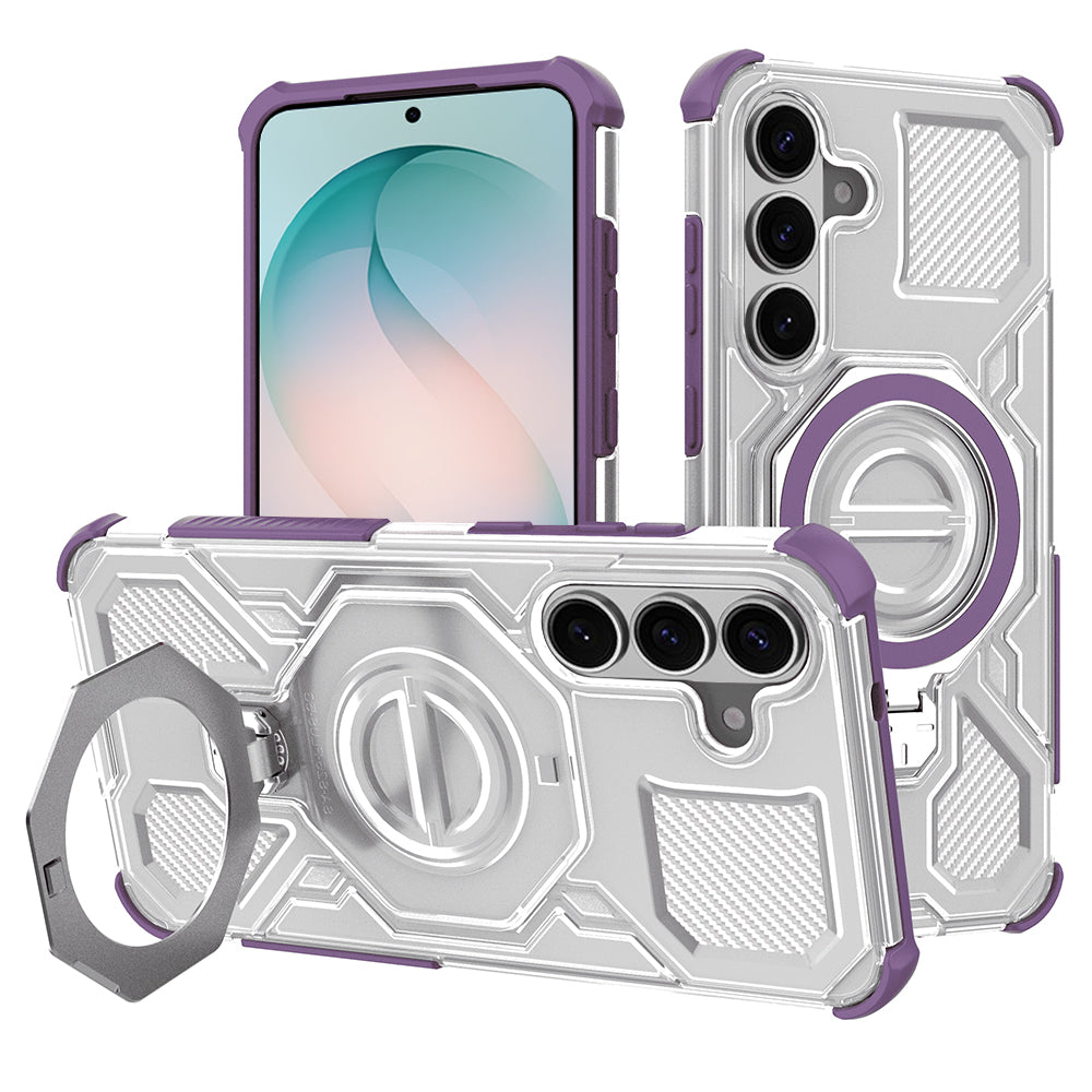 Futrola za Samsung Galaxy S26 Plus S947, Techsuit, Carbon Shield Pro, Ljubičasta