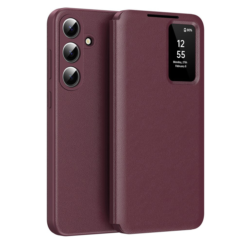 Maska za Samsung Galaxy S26 Plus S947, Techsuit, SmartView, Crvena