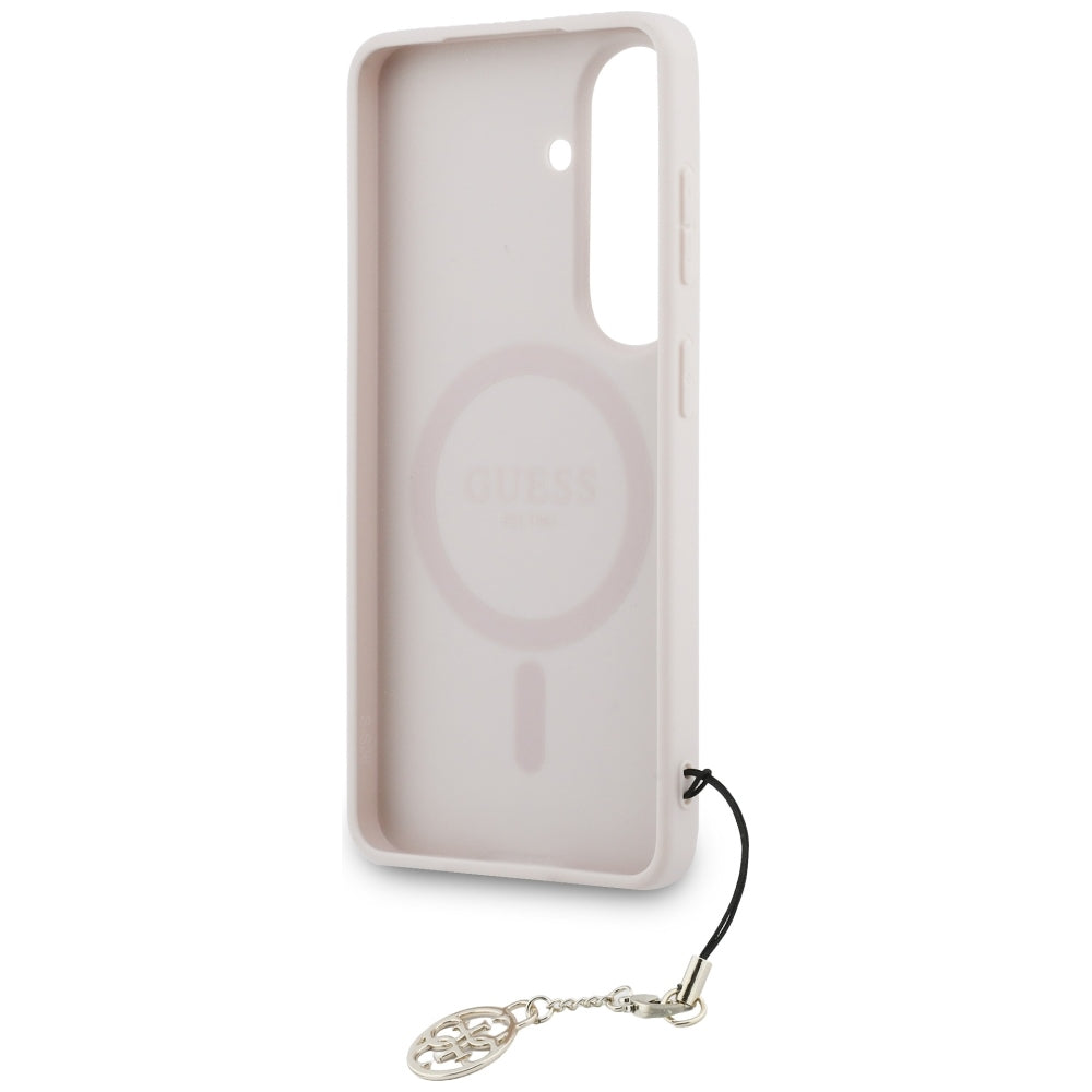 Futrola za Samsung Galaxy S26 S942, Guess, 4G Classic Logo Charm, Roza