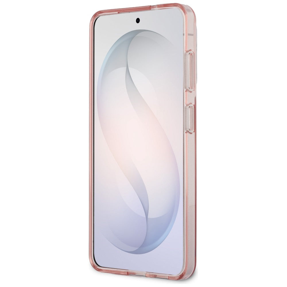 MagSafe futrola za Samsung Galaxy S26 S942, Guess, IML Gradient Triangle Logo, Roza