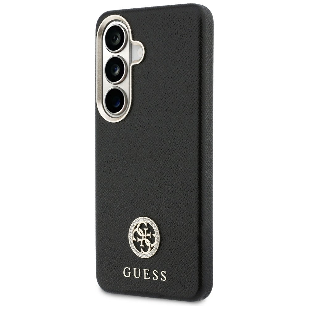 Futrola za Samsung Galaxy S26 S942, Guess, Rhinestone Round Logo, Crna