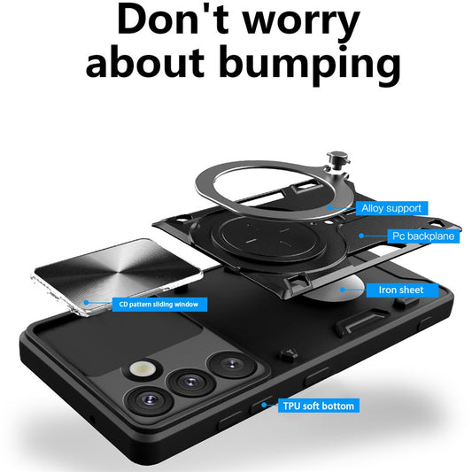 Futrola za Samsung Galaxy S26, Techsuit, CamGuard Pro, Crna