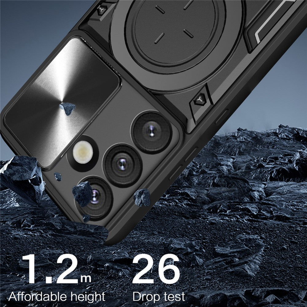 Maska za Samsung Galaxy S26 S942, Techsuit, CamGuard Pro, Crna