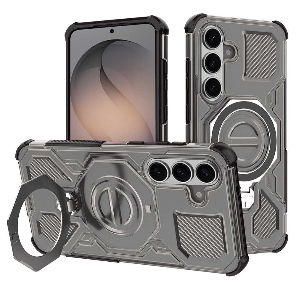 Futrola za Samsung Galaxy S26 S942, Techsuit, Carbon Shield Pro, Dimnjak