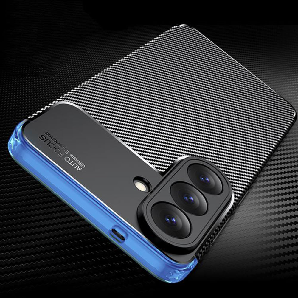 Futrola za Samsung Galaxy S26 S942, Techsuit, CarbonFiber, Crna