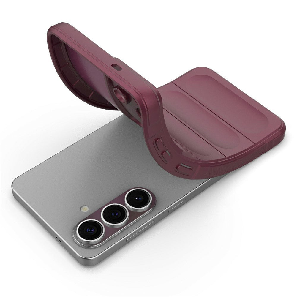 Maska za Samsung Galaxy S26 S942, Techsuit, Magic Shield, Bordo