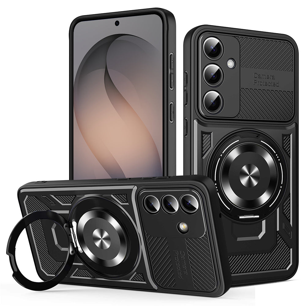 Maska za Samsung Galaxy S26 S942, Techsuit, RuggedCam, Crna