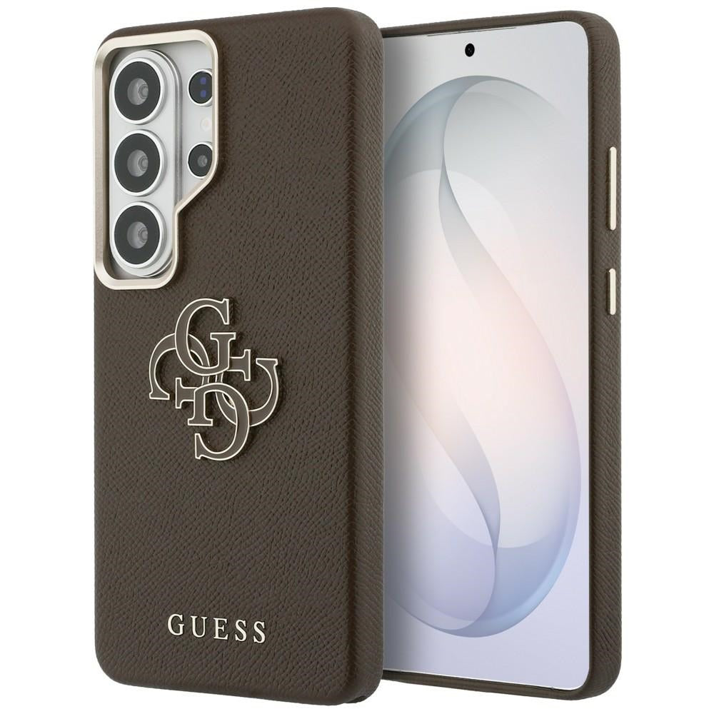 Futrola za Samsung Galaxy S26 Ultra S948, Guess, 4G Grained Big and Classic Logo, smeđa