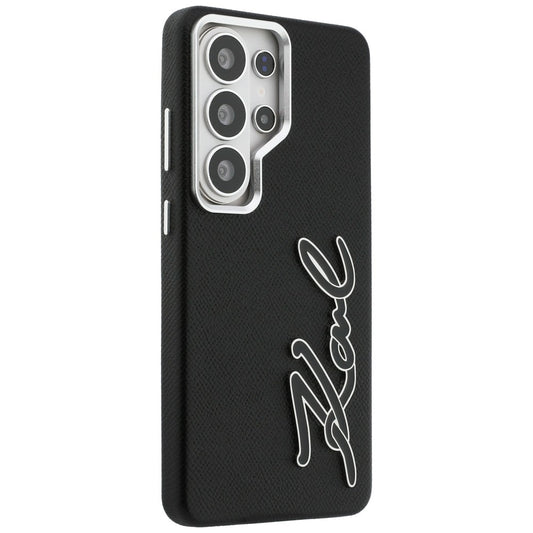 Futrola za Samsung Galaxy S26 Ultra S948, Karl Lagerfeld, Signature Resin Logo, Crna