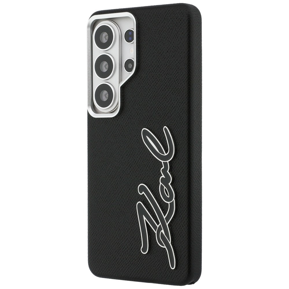 Futrola za Samsung Galaxy S26 Ultra S948, Karl Lagerfeld, Signature Resin Logo, Crna