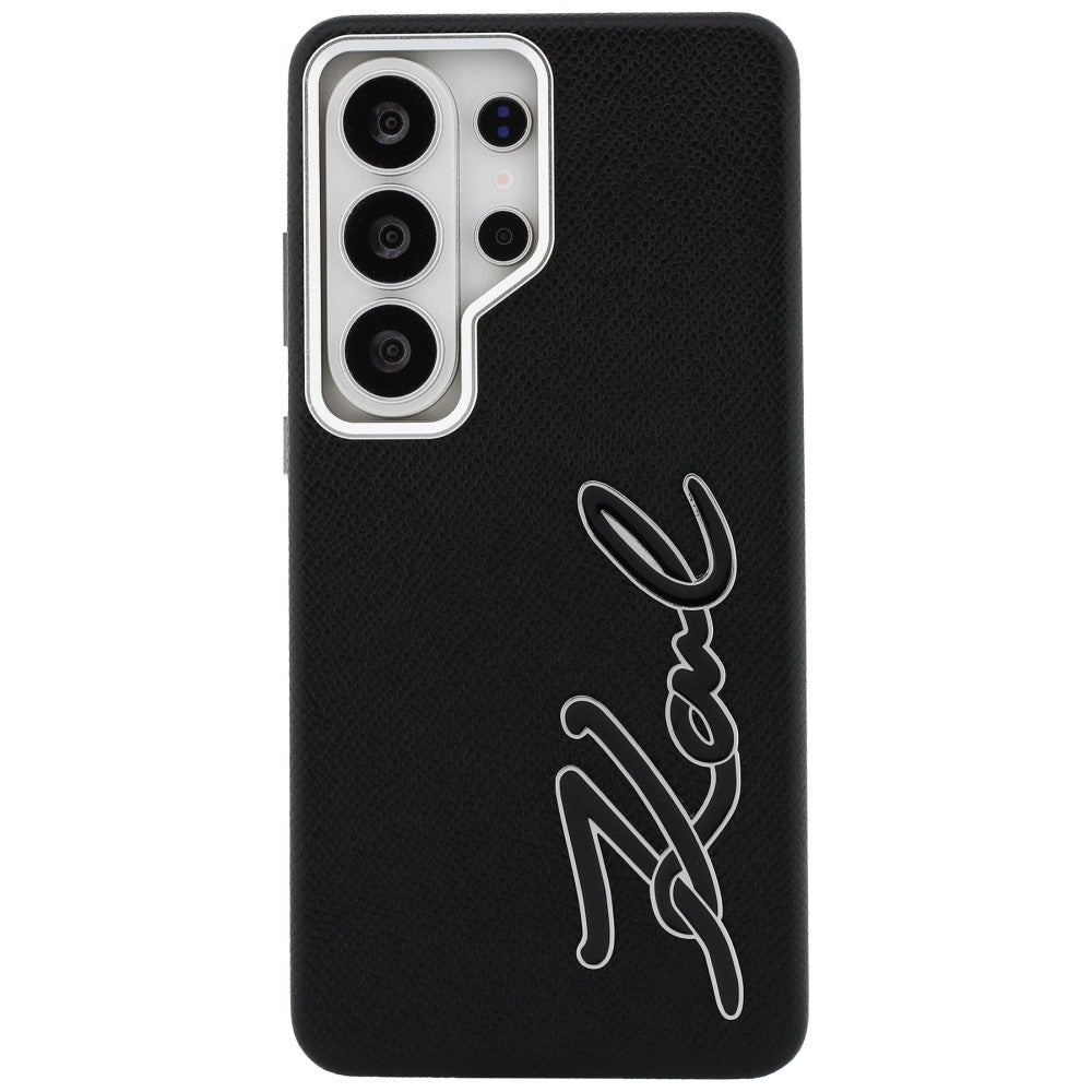 Futrola za Samsung Galaxy S26 Ultra S948, Karl Lagerfeld, Signature Resin Logo, Crna