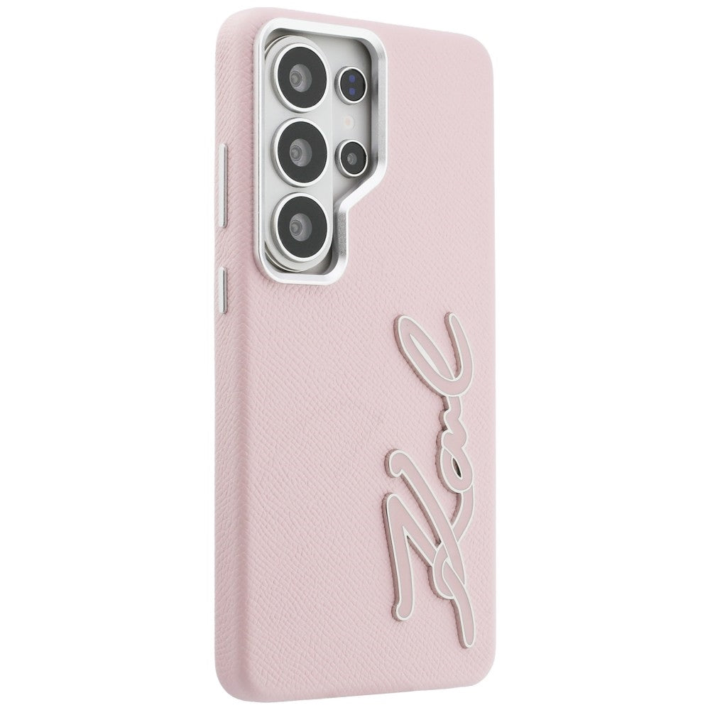 Futrola za Samsung Galaxy S26 Ultra S948, Karl Lagerfeld, Signature Resin Logo, Roza