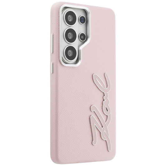 Futrola za Samsung Galaxy S26 Ultra S948, Karl Lagerfeld, Signature Resin Logo, Roza