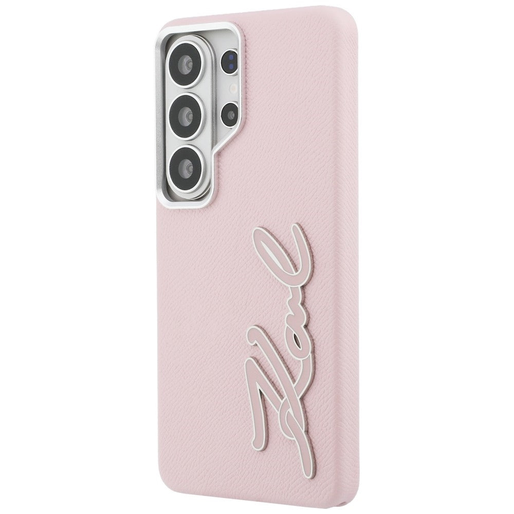 Futrola za Samsung Galaxy S26 Ultra S948, Karl Lagerfeld, Signature Resin Logo, Roza