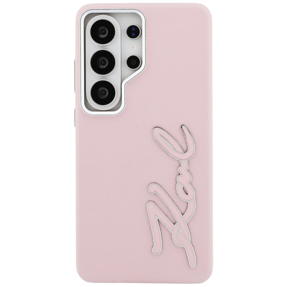 Futrola za Samsung Galaxy S26 Ultra S948, Karl Lagerfeld, Signature Resin Logo, Roza