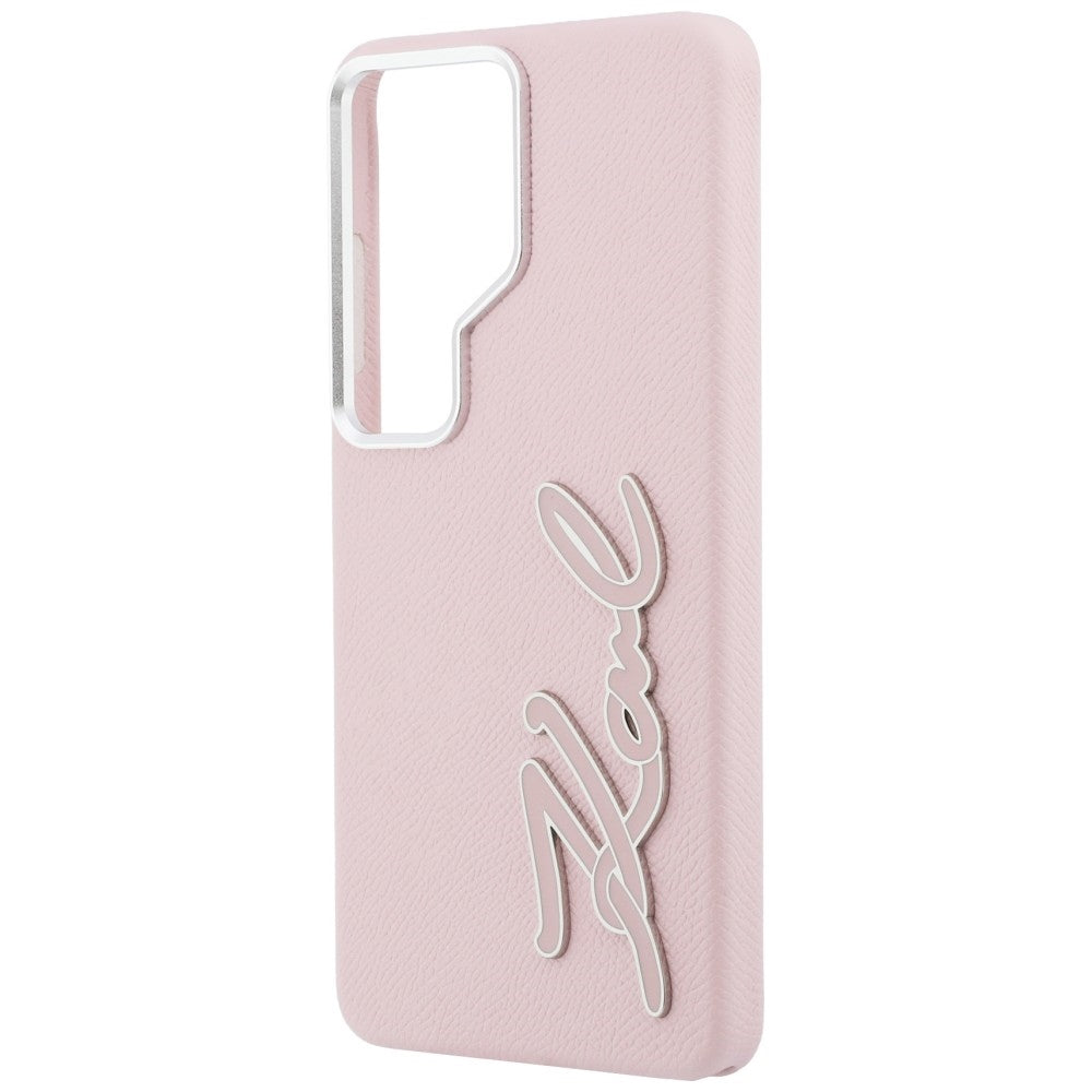 Futrola za Samsung Galaxy S26 Ultra S948, Karl Lagerfeld, Signature Resin Logo, Roza
