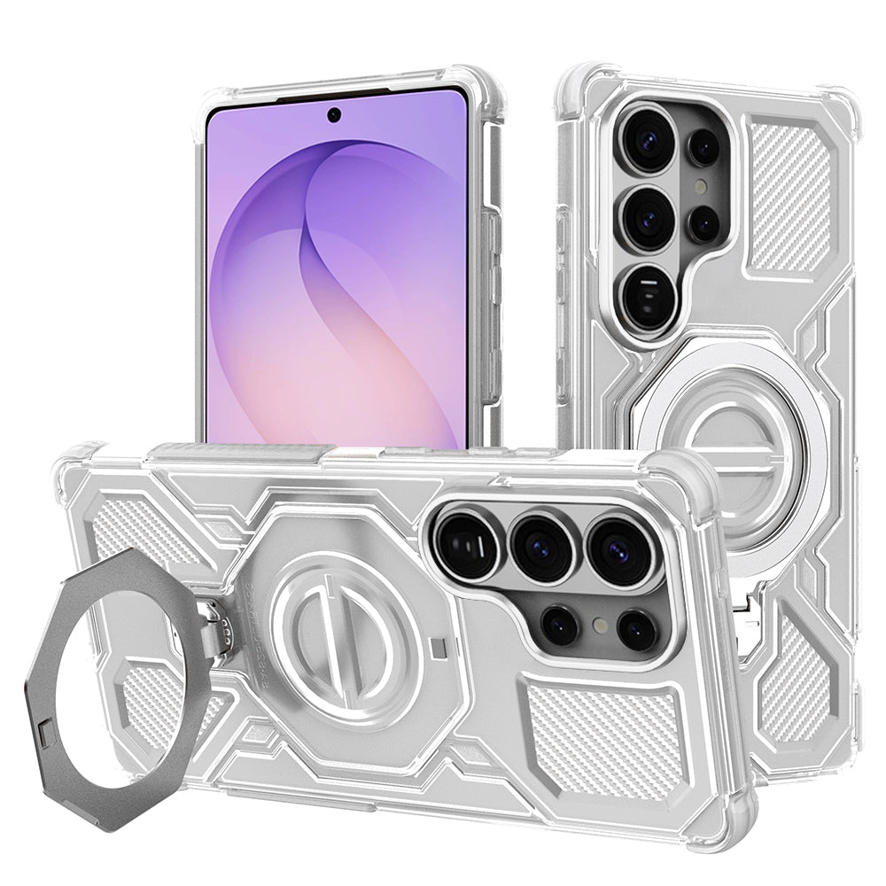 Maska za Samsung Galaxy S26 Ultra S948, Techsuit, Carbon Shield Pro, Bijela