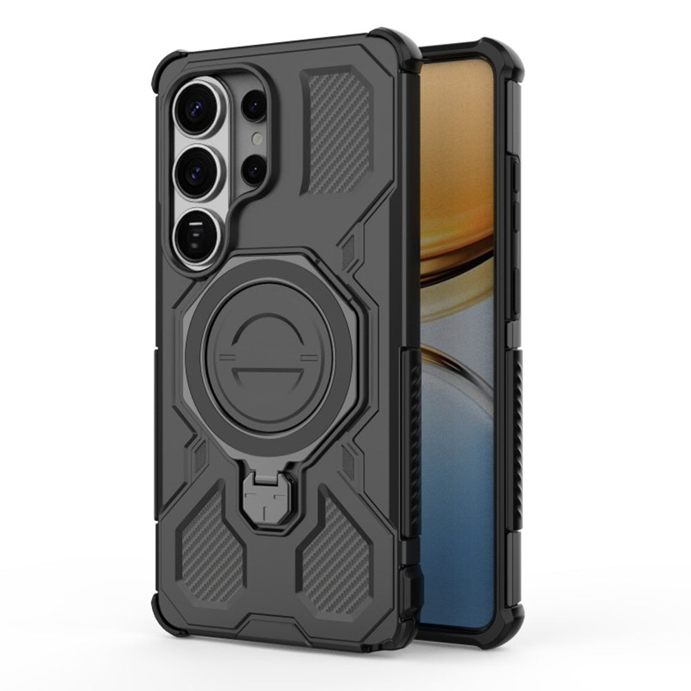 Maska za Samsung Galaxy S26 Ultra S948, Techsuit, Carbon Shield Pro, Crna