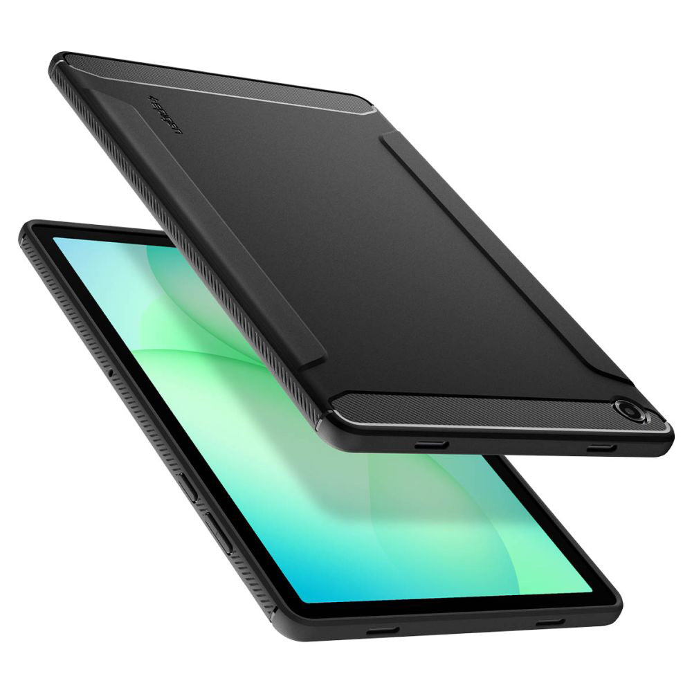 Futrola za Samsung Galaxy Tab A11+, Spigen, Rugged Armor, Mat crna ACS10463