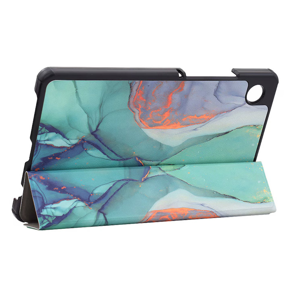 Futrola za Samsung Galaxy Tab A11+ / Tab A9+, Techsuit, FoldPro Green Time, Višebojna