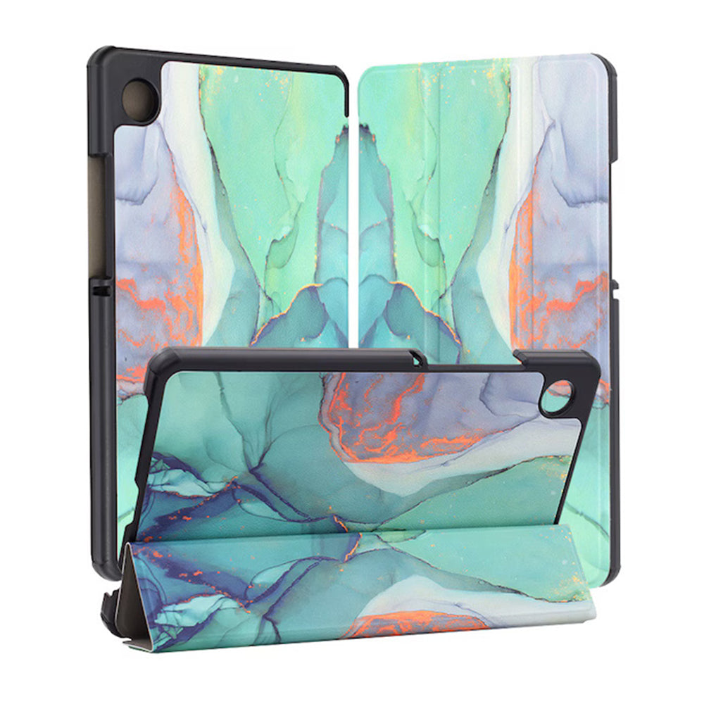 Futrola za Samsung Galaxy Tab A11+ / Tab A9+, Techsuit, FoldPro Green Time, Višebojna