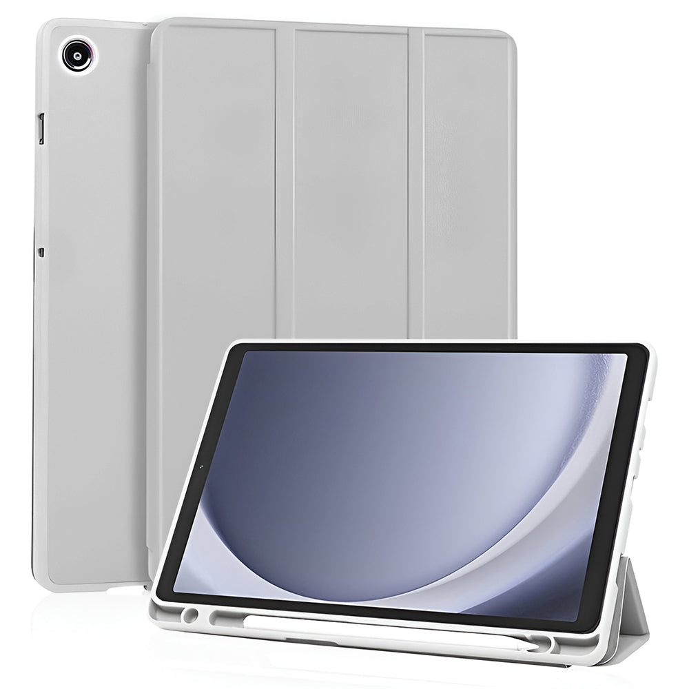 Futrola za Samsung Galaxy Tab A11 / Tab A9, Techsuit, Flex Trifold Novi Model, Siva