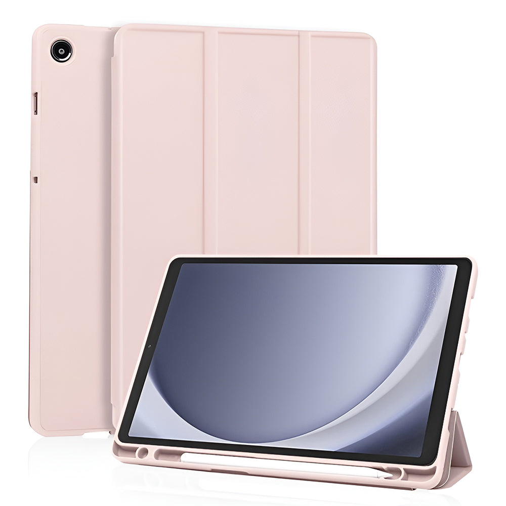 Futrola za Samsung Galaxy Tab A11 / Tab A9, Techsuit, Flex Trifold Novi Model, Roza