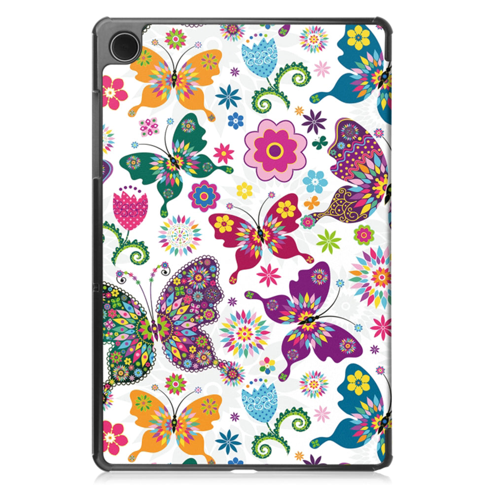 Futrola za Samsung Galaxy Tab A11 / Tab A9, Techsuit, FoldPro Butterfly New Model, Višebojna