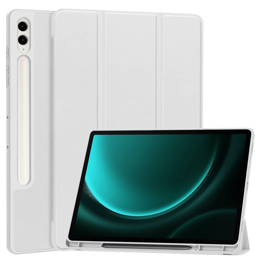 Futrola za Samsung Galaxy Tab S10+ / Tab S9 FE+ / Tab S9+, Techsuit, Flex Trifold, Siva
