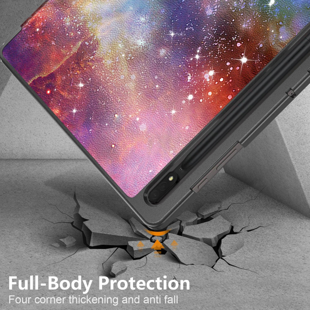 Futrola za Samsung Galaxy Tab S10 Ultra / Tab S9 Ultra / Tab S8 Ultra, Techsuit, FoldPro Galaxy, Višebojna